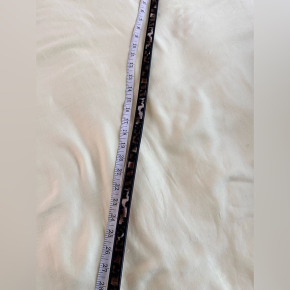 Brighton Black and Brown Belt with Silver Buckle - Picture 2 of 5